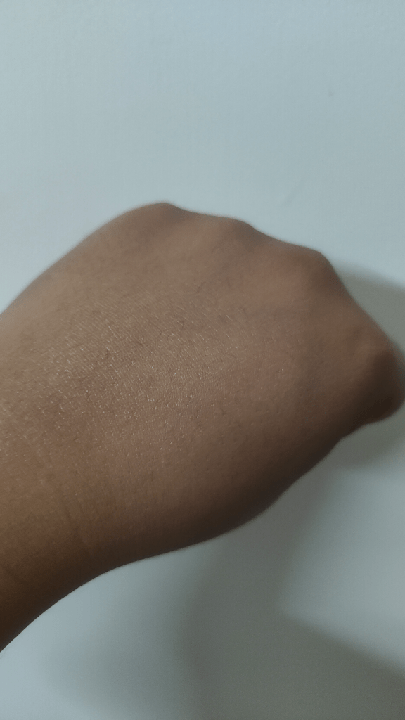 After blending NARS light reflecting moisturizer